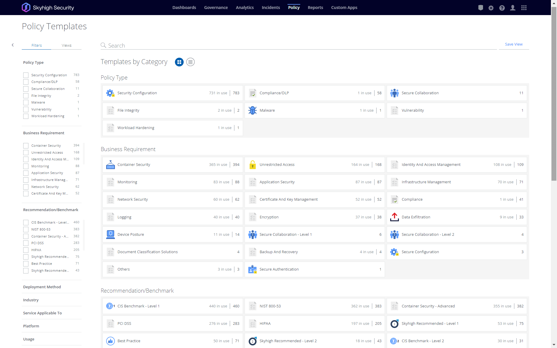 Data Loss Prevention CloudNative Skyhigh Security