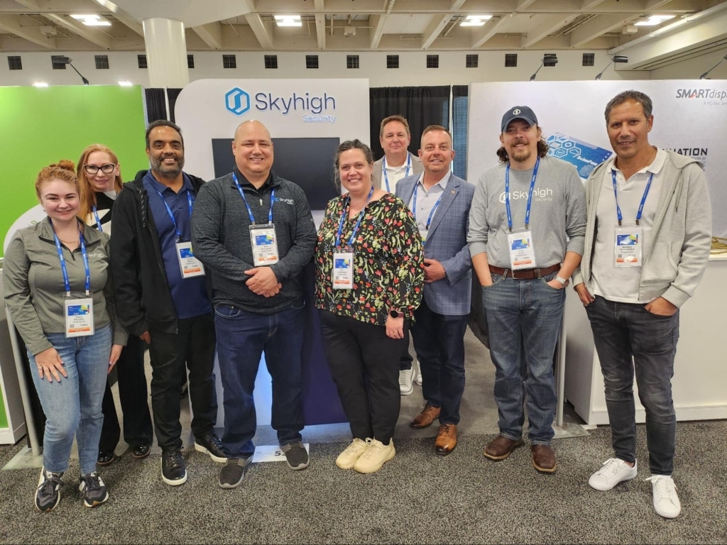 Some of the Skyhigh team at RSA 2024