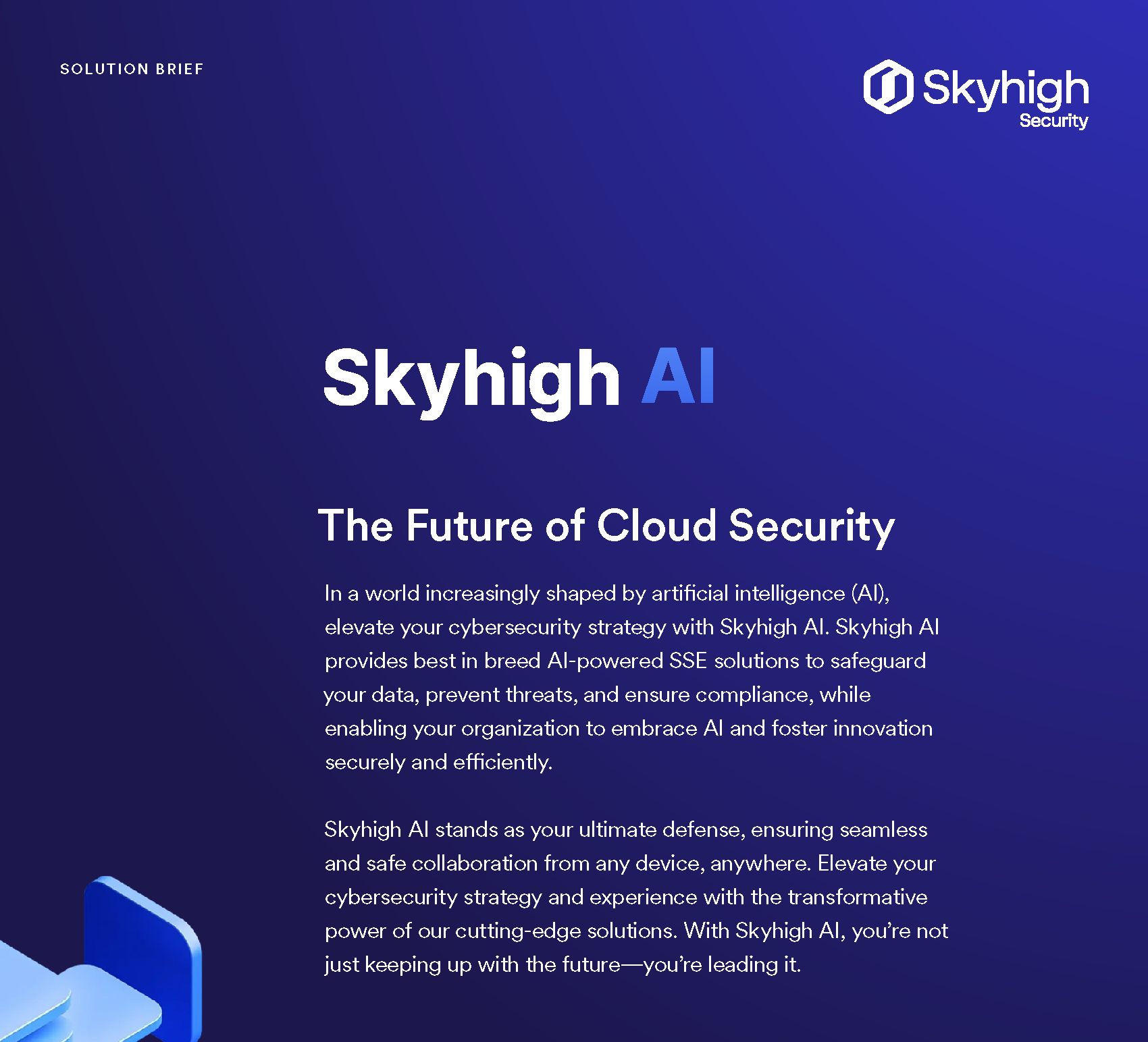 Skyhigh AI: The Future of Cloud Security image